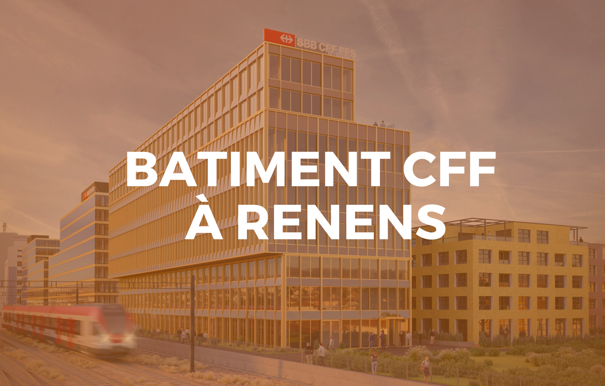 Nettoyage vitres bâtiment CFF Renens Clean-Clean Sàrl