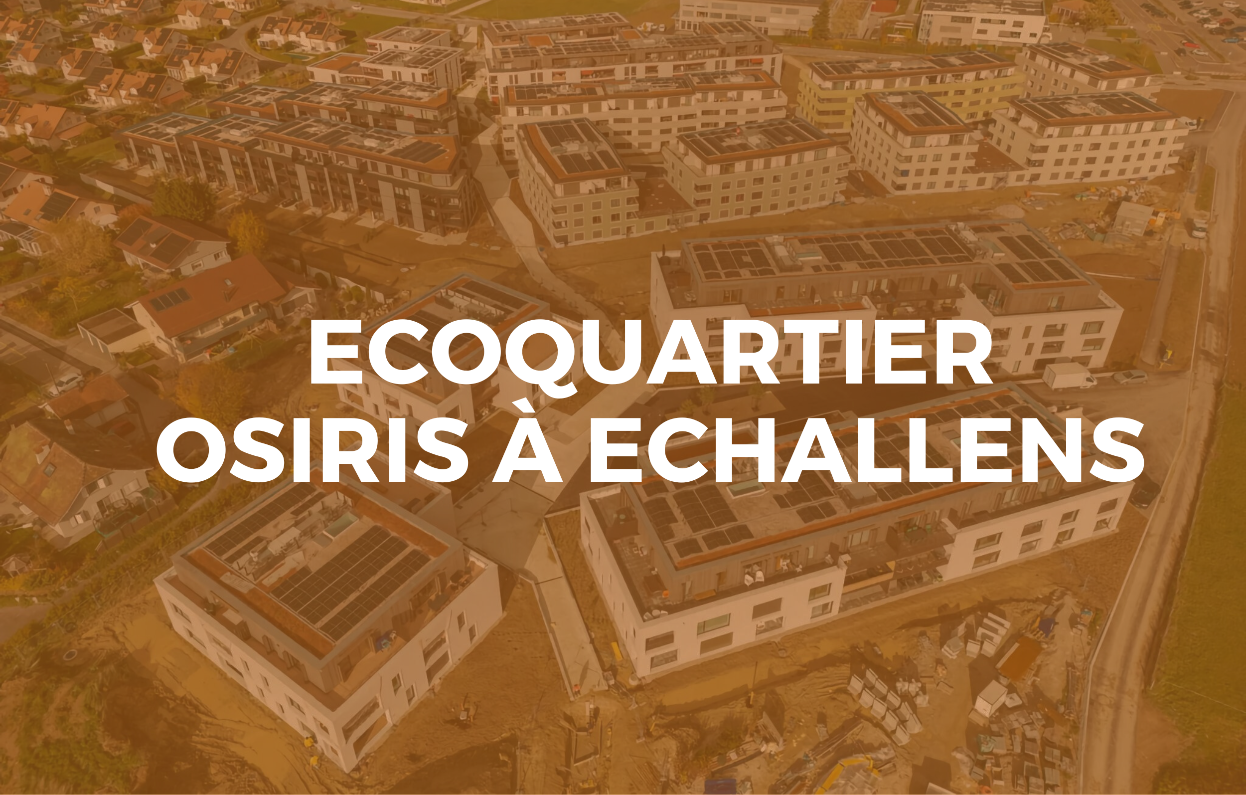 Nettoyage fin de chantier Ecoquartier Osiris Echallens 410 logements Clean-Clean Sàrl