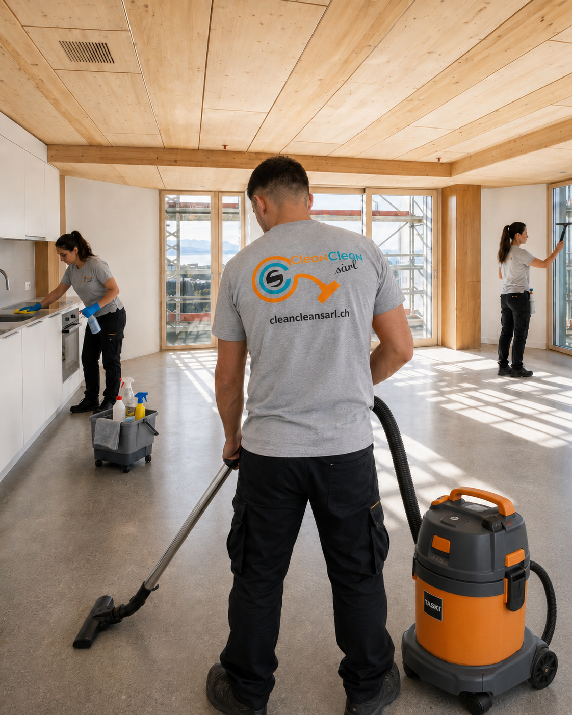 Équipe Clean-Clean Sàrl — Nettoyage professionnel en Suisse romande